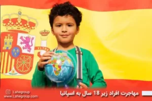 مهاجرت افراد زیر 18 سال به اسپانیا