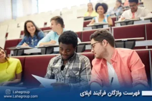 فهرست واژگان فرآیند اپلای