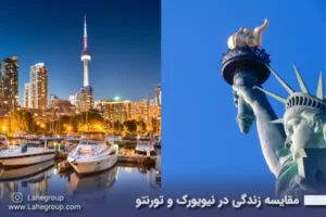 مقایسه زندگی در نیویورک آمریکا و تورنتو کانادا