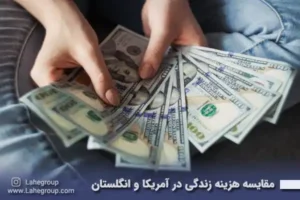مقایسه هزینه زندگی در آمریکا و انگلستان