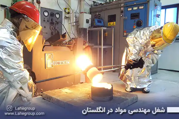 شغل مهندسی مواد در انگلستان